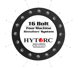 16 Bolt Pattern Four Machine Simultorc System