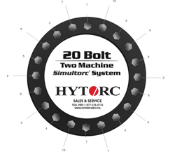 20 Bolt Pattern Two Machine Simultorc System