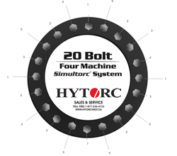 20 Bolt Pattern Four Machine Simultorc System