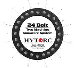 24 Bolt Pattern Two Machine Simultorc System