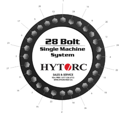 28 Bolt Single Machine Pattern